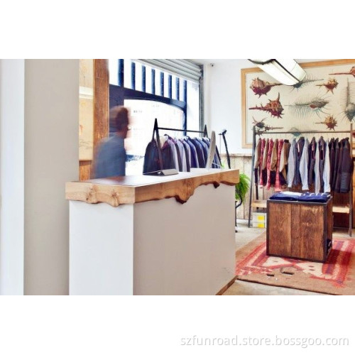 reception counter / wooden shop counter design/ furniture